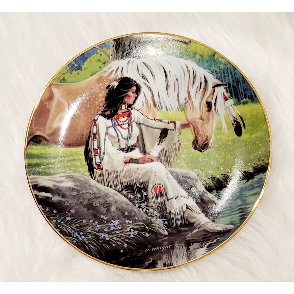 The Hamilton Plate Collection Prairie Princess of the Plains‎ Native American